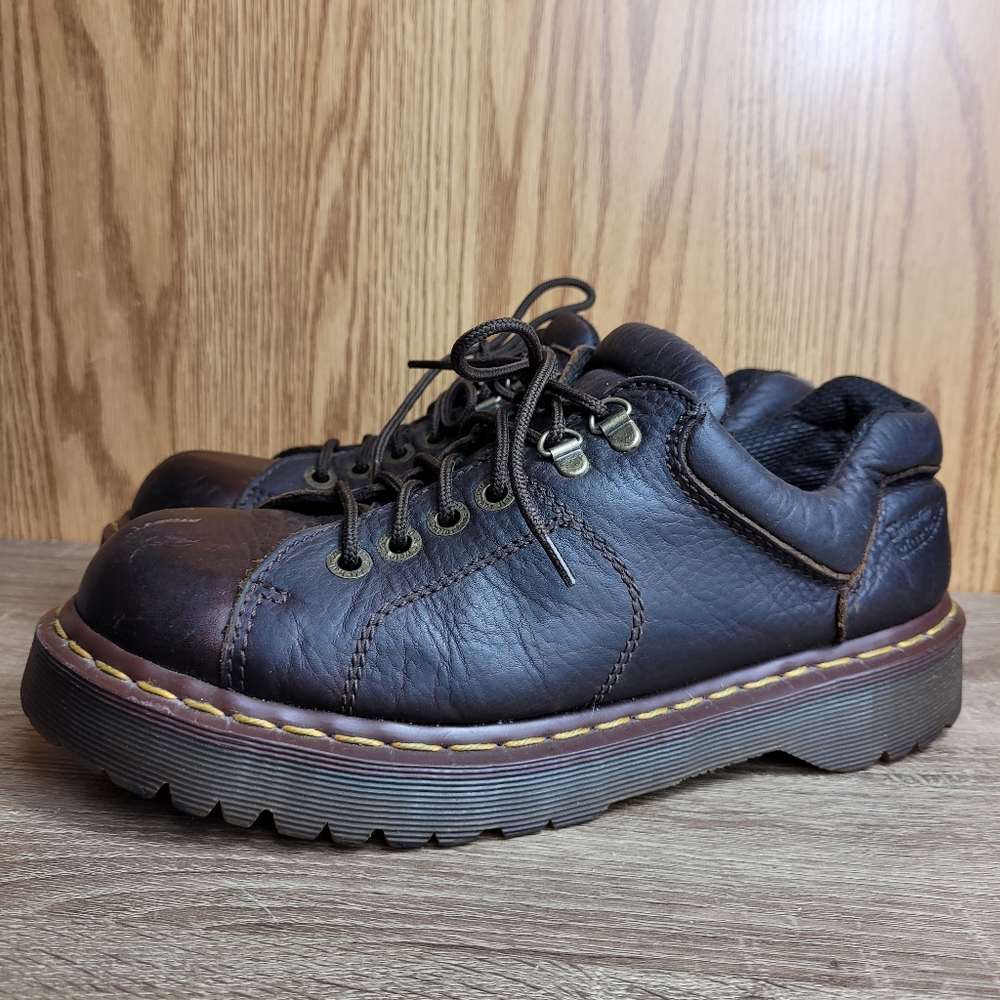 Dr. Martens the original 8312 Vintage Oxford Brown Shoe Chunky Heel Size 8